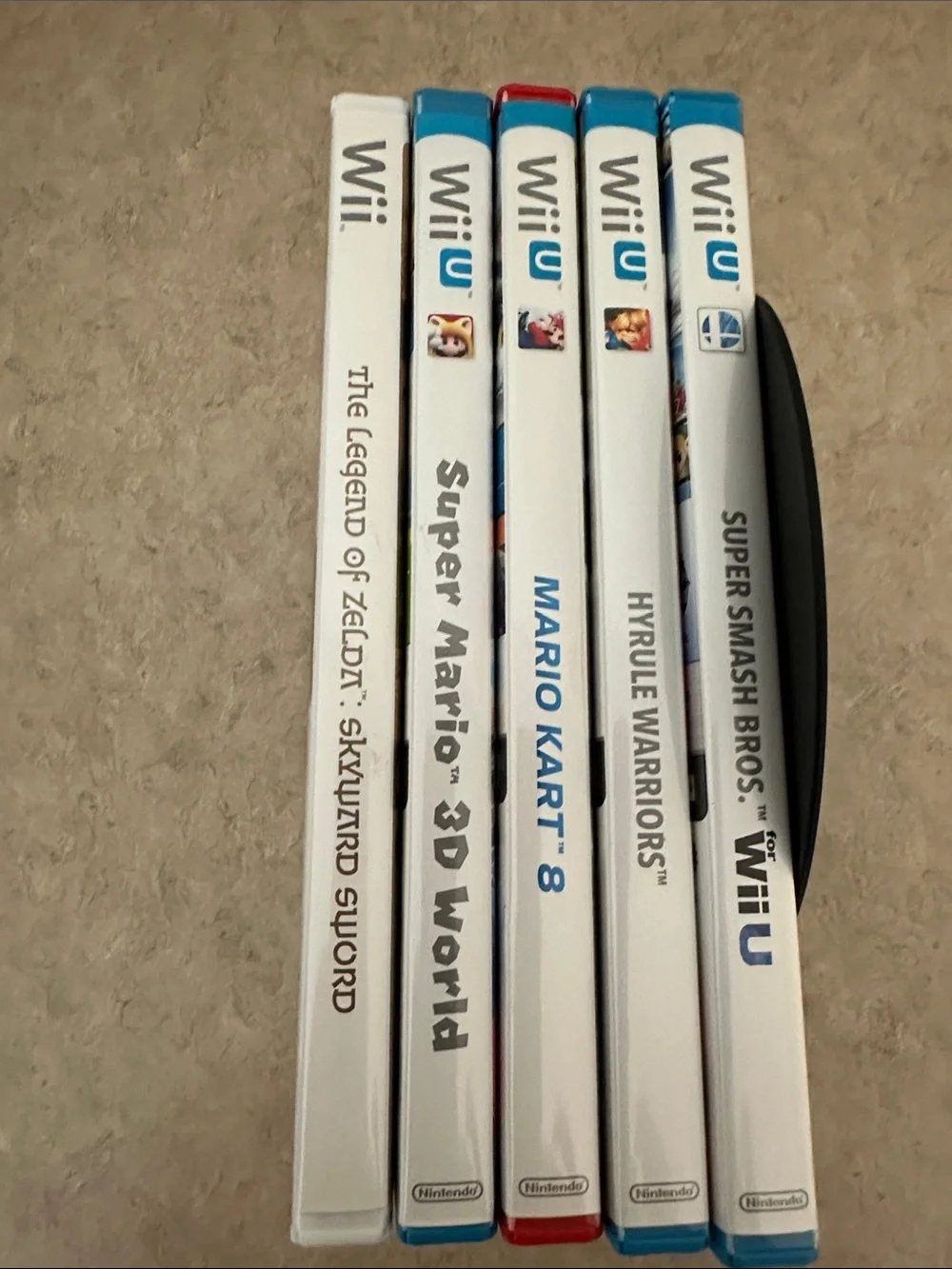 Lot of 5 Wii Empty Cases- No Games